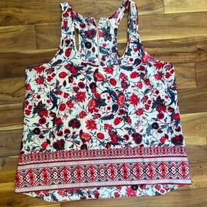 Floral Sleeveless Top -